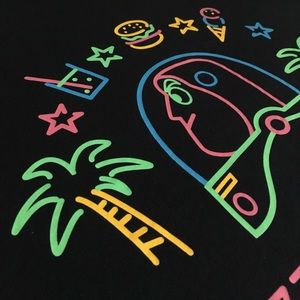 Buzz Lightyear Uniqlo “Pixar Vacation” Neon shirt
